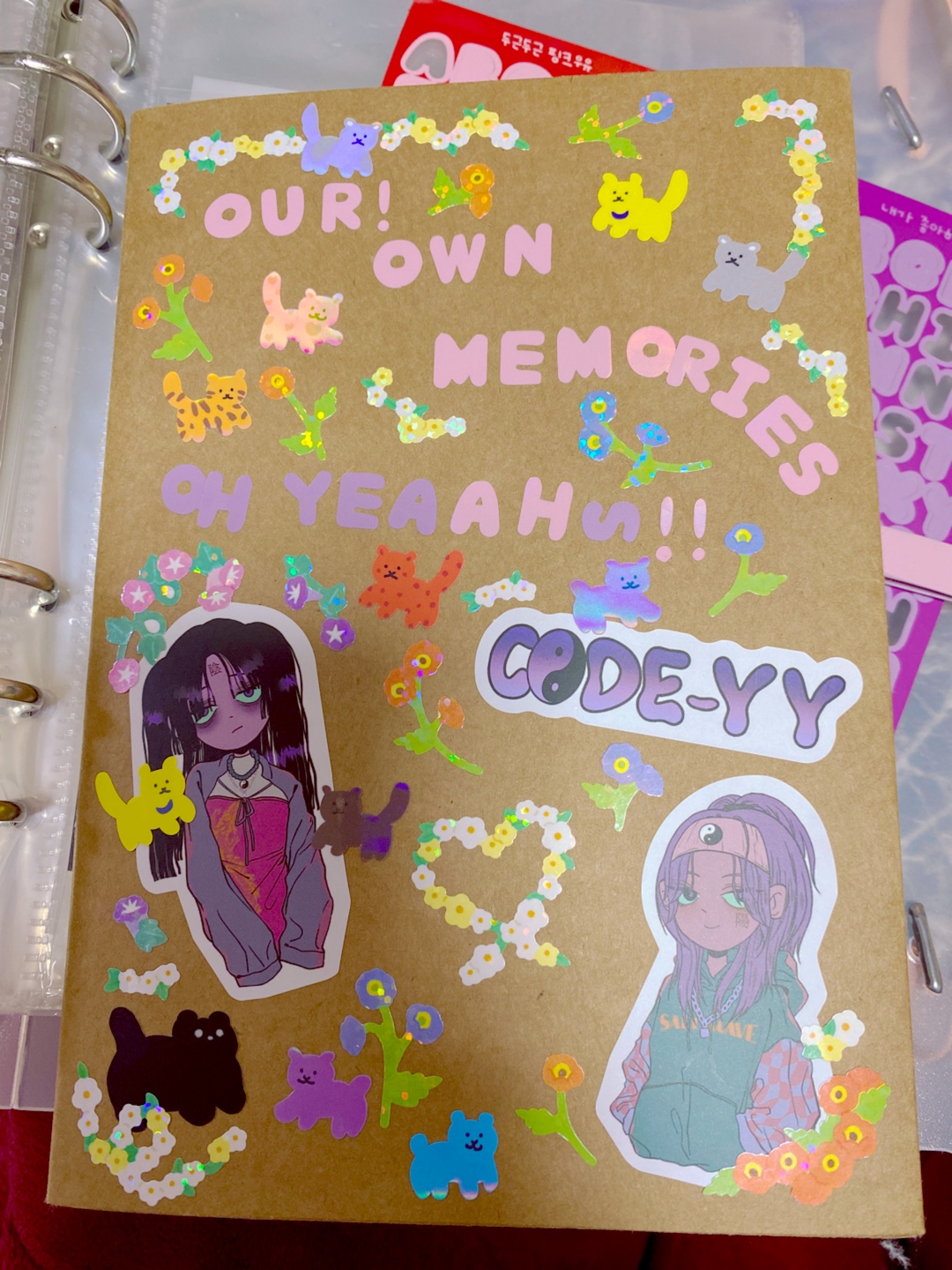 🌸무지노트 표지 꾸미기🌸