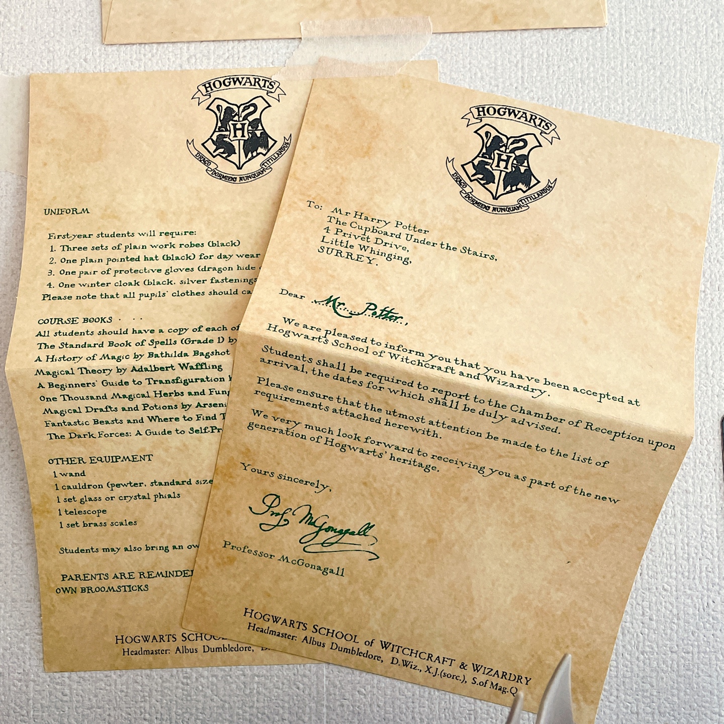 Dear Mr. Potter