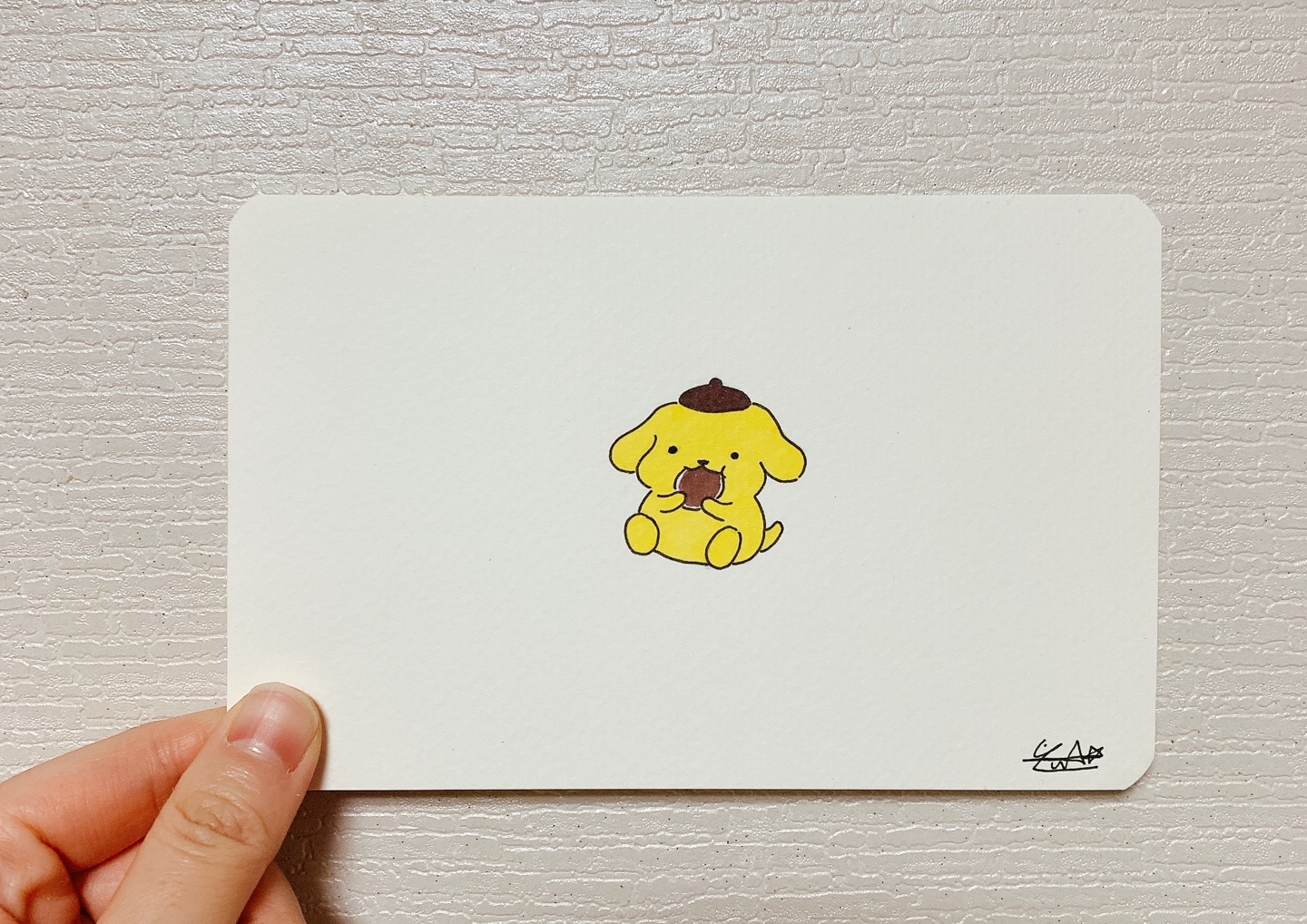 직접 그린 폼폼푸린💛