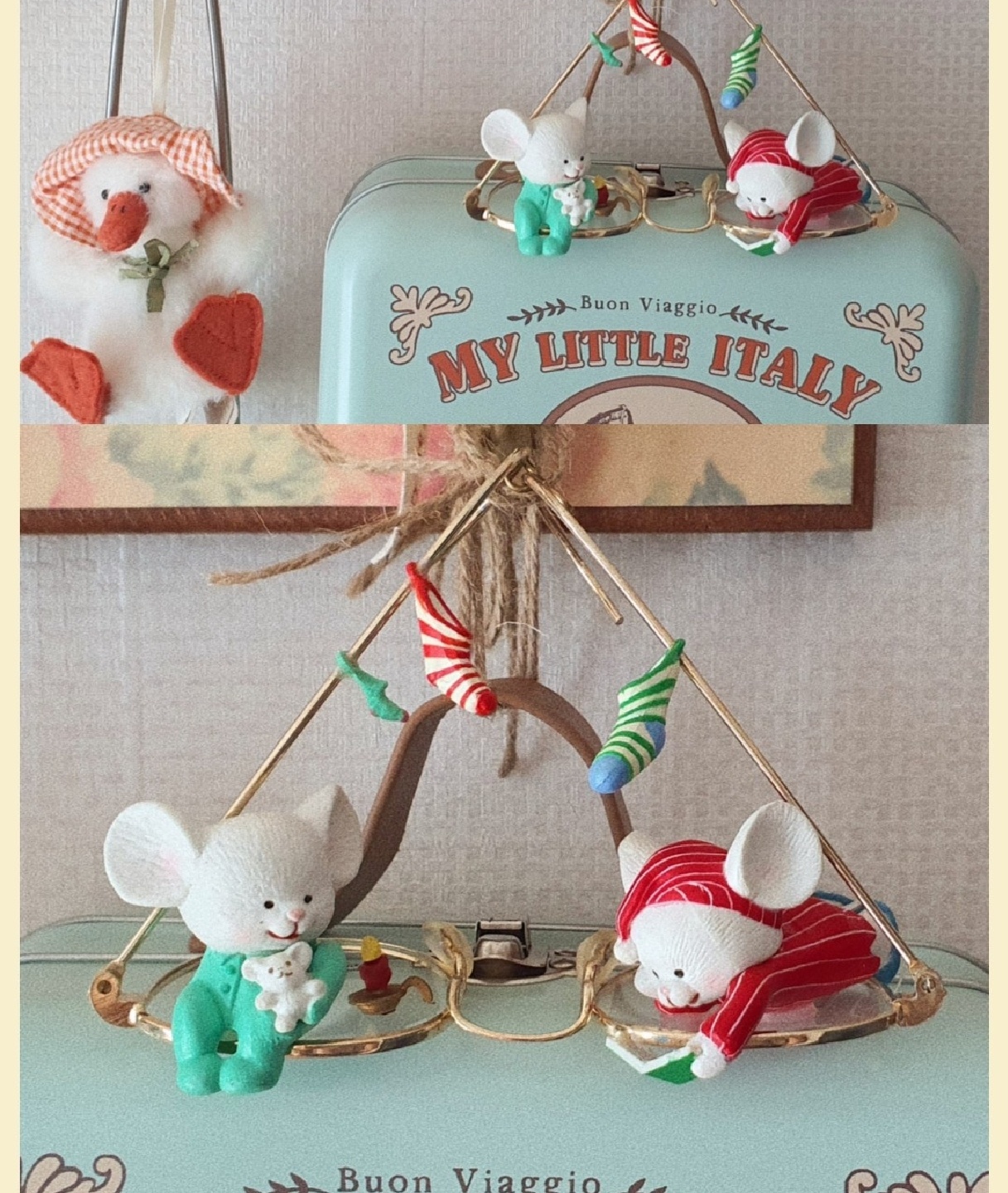 빈티지 오너먼트👓🐭