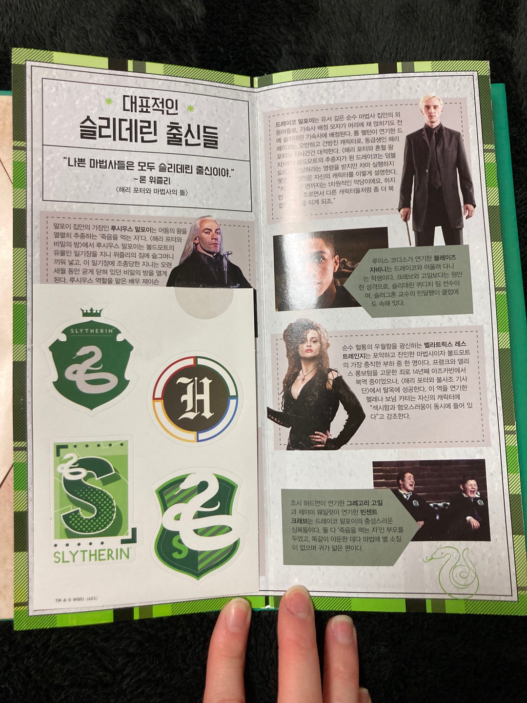 💚해리포터 슬리데린 기숙사세트🐍