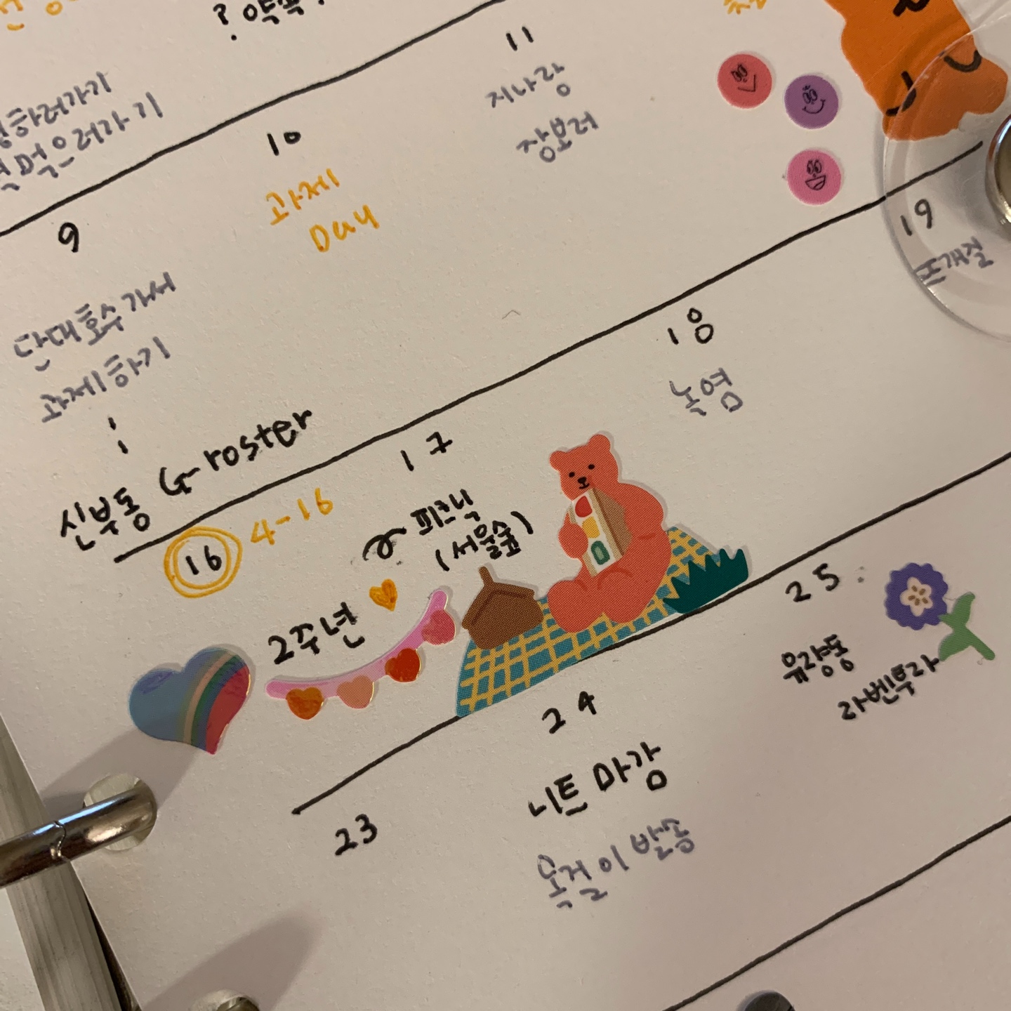 피크닉 곰돌