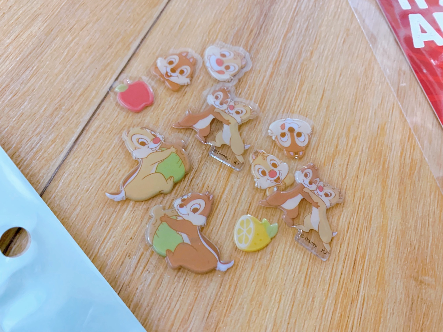 콜리 가챠 칩앤데일 스티커