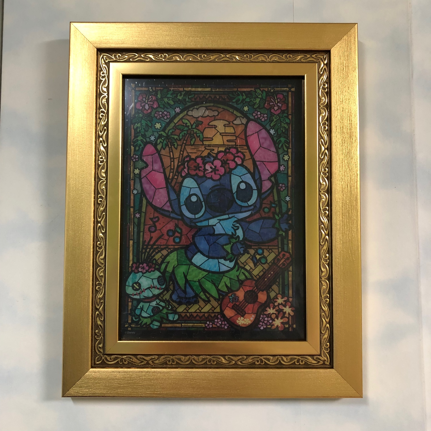 💙반려캐💙 스티치 스테인드글라스 퍼즐🧩