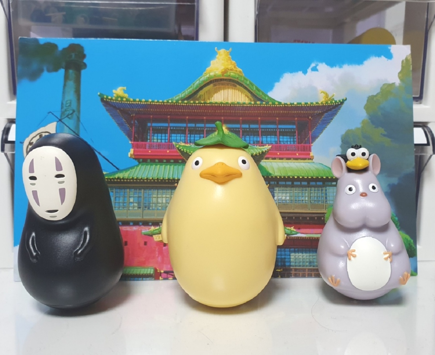 센과 치히로 오뚝이 3종