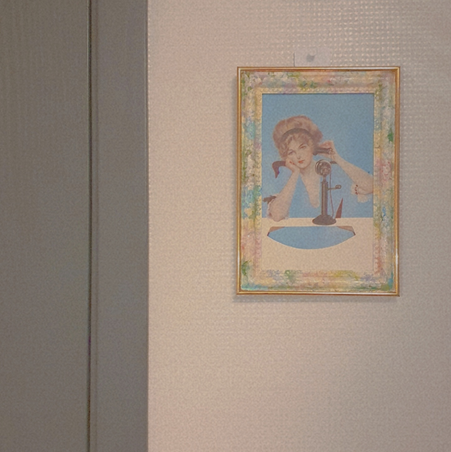 Handmade Vintage flower frame