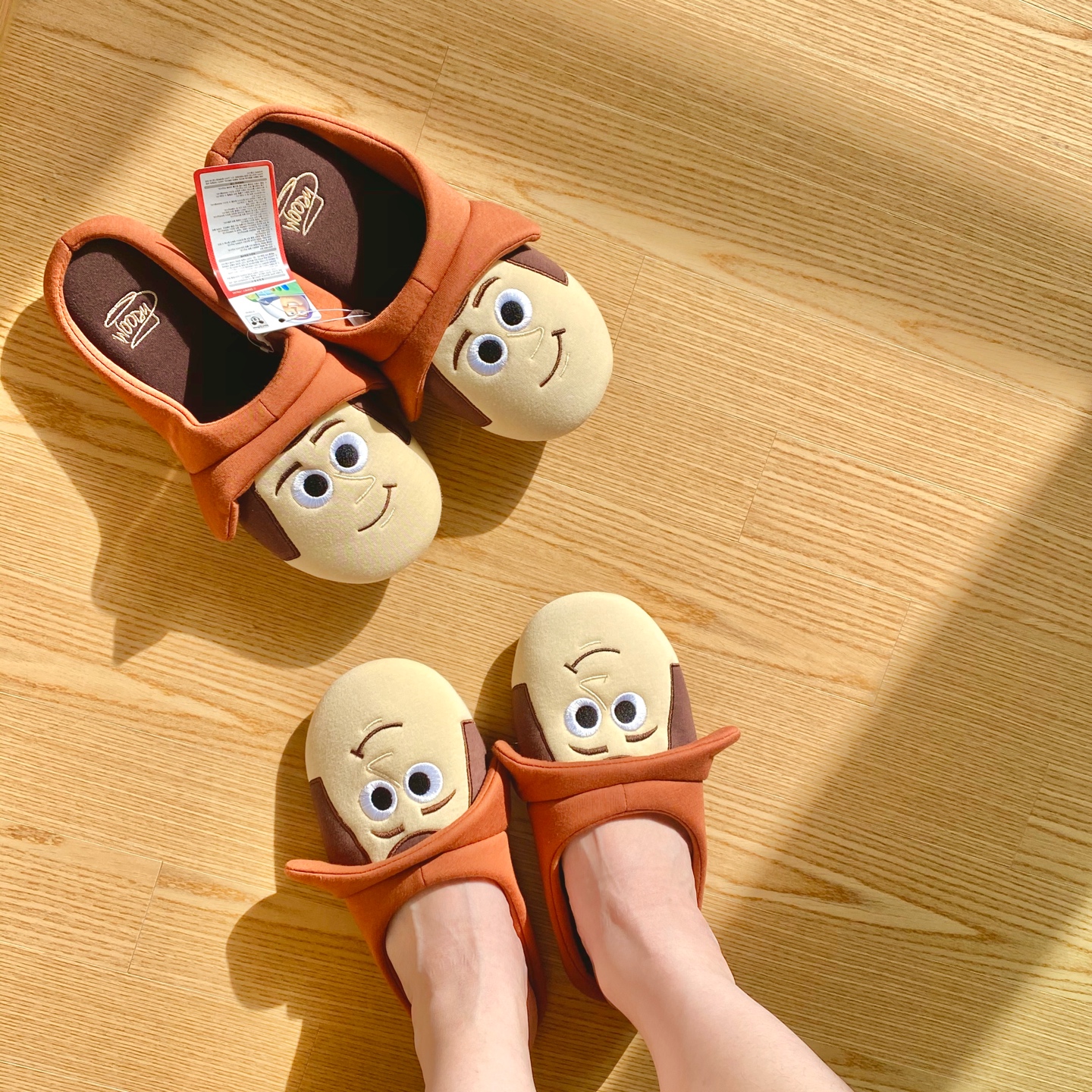 Woody on my foot