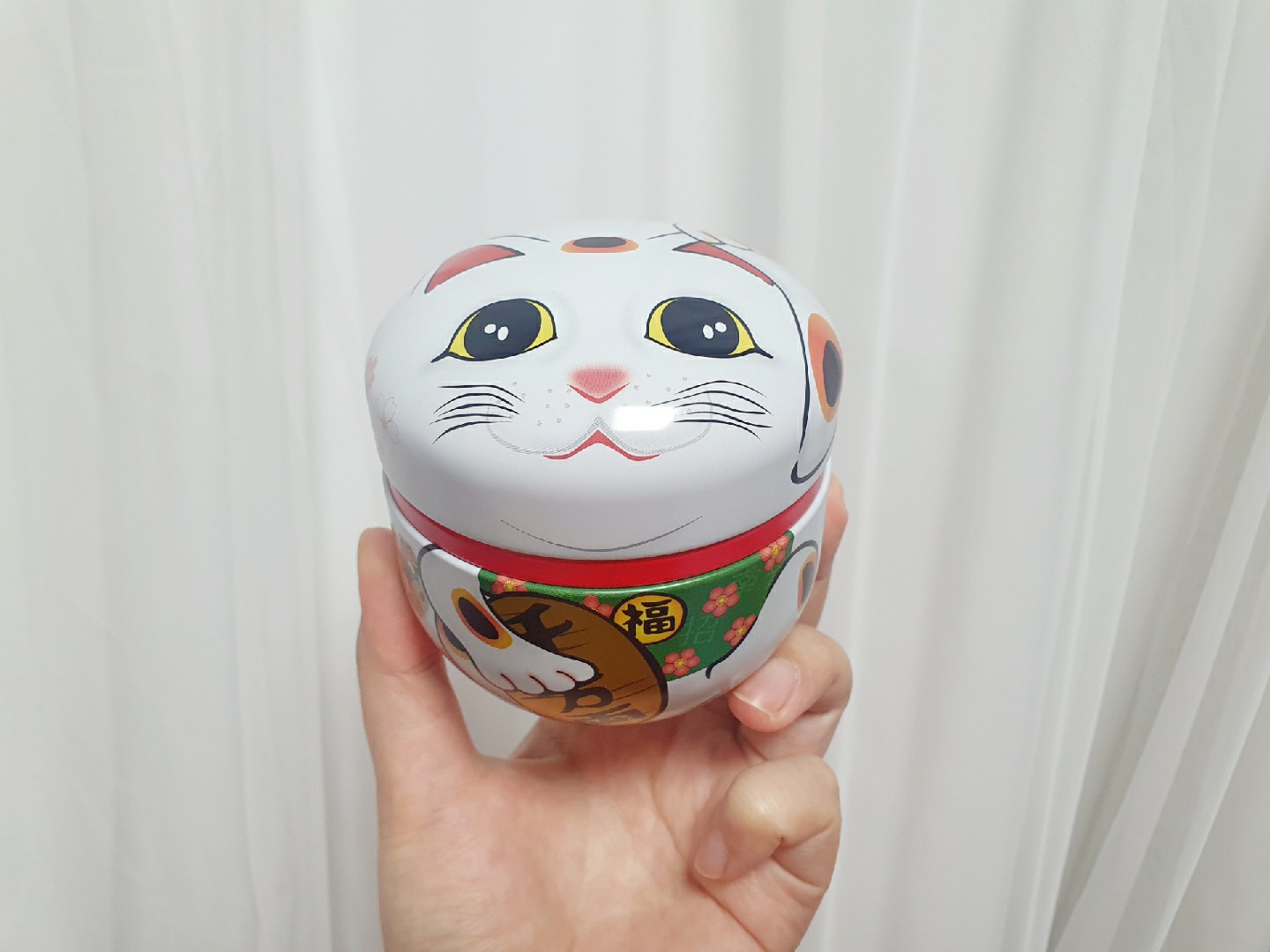 마네키네코 찻잎통 set(택포)