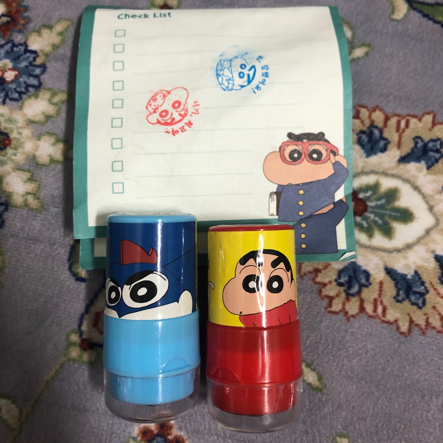 짱구 도장&메모지