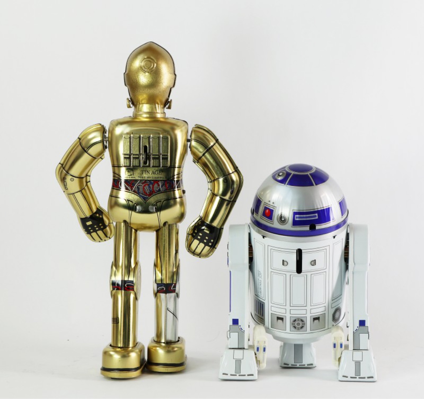 스타워즈 틴토이 c3po & r2d2