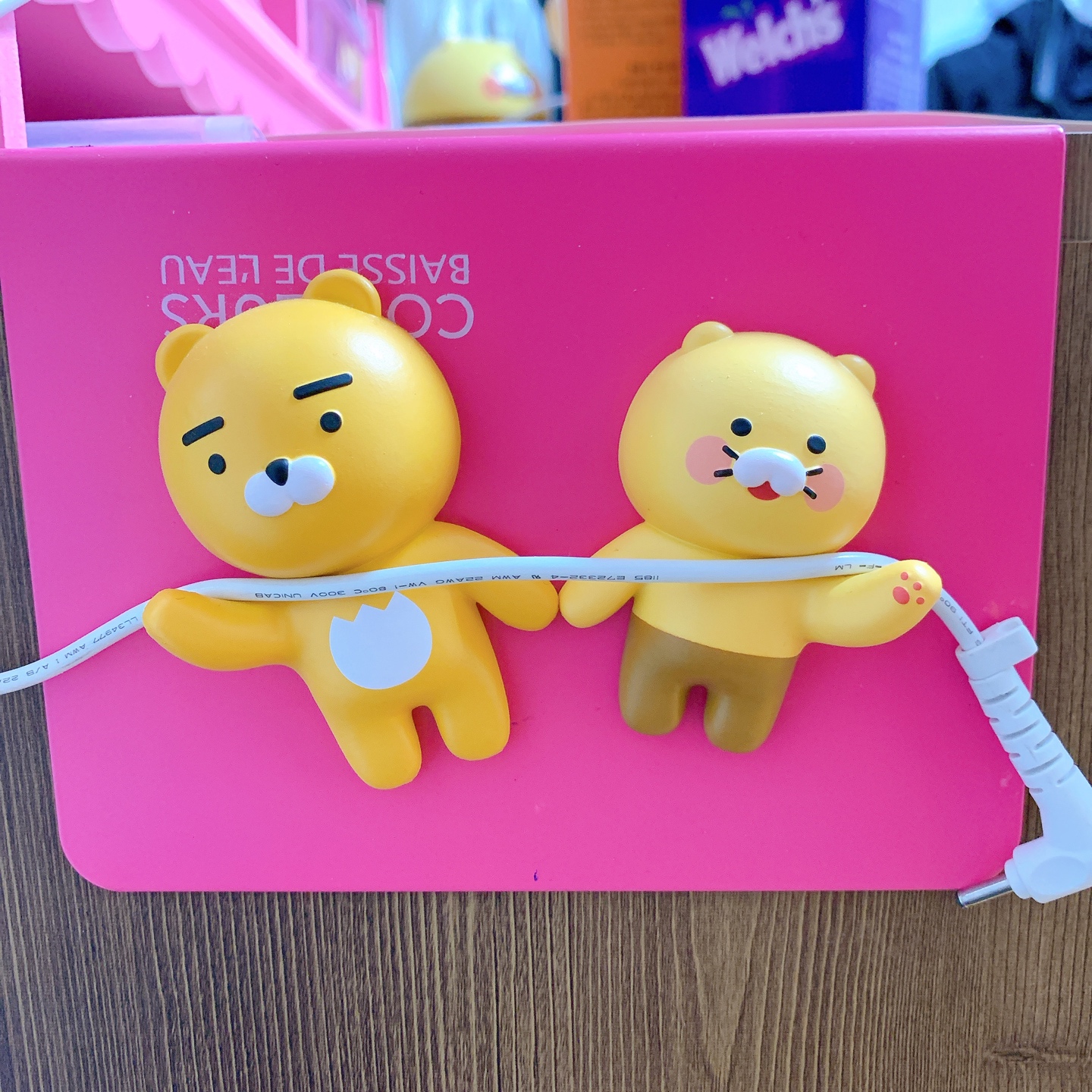라이언 춘식이 자석 마스크걸이