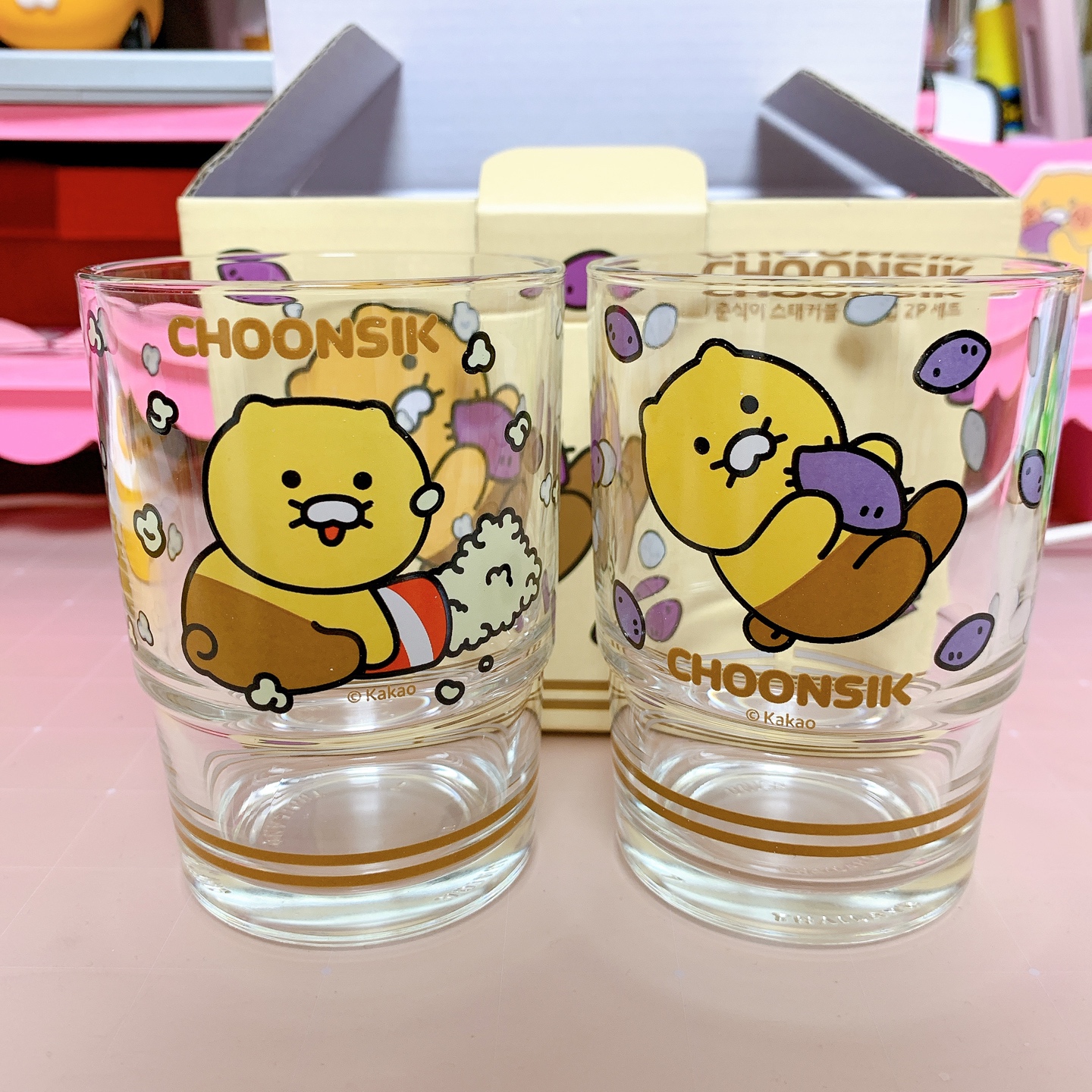 춘식이 컵 세투세투