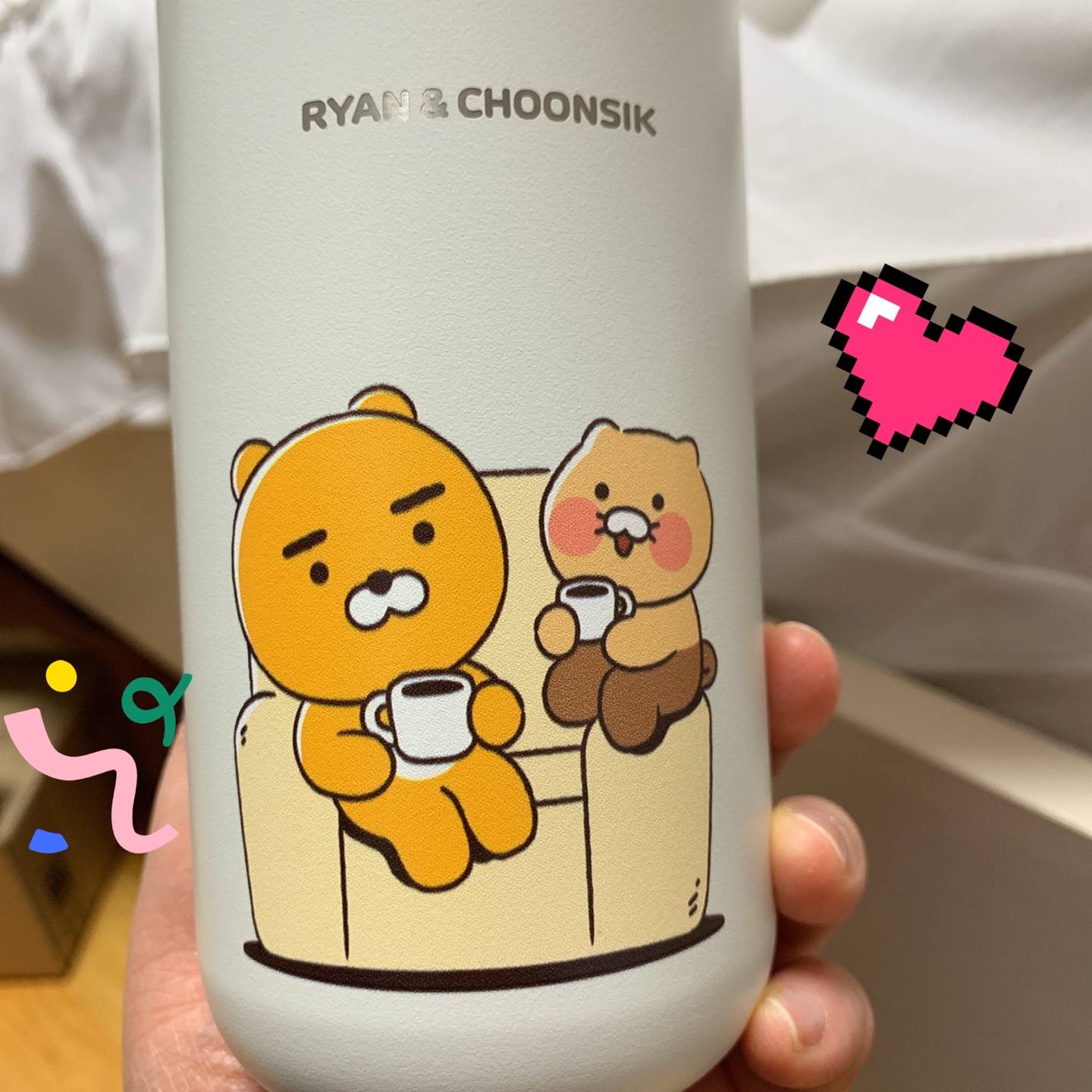 라이언 춘식이 보온병