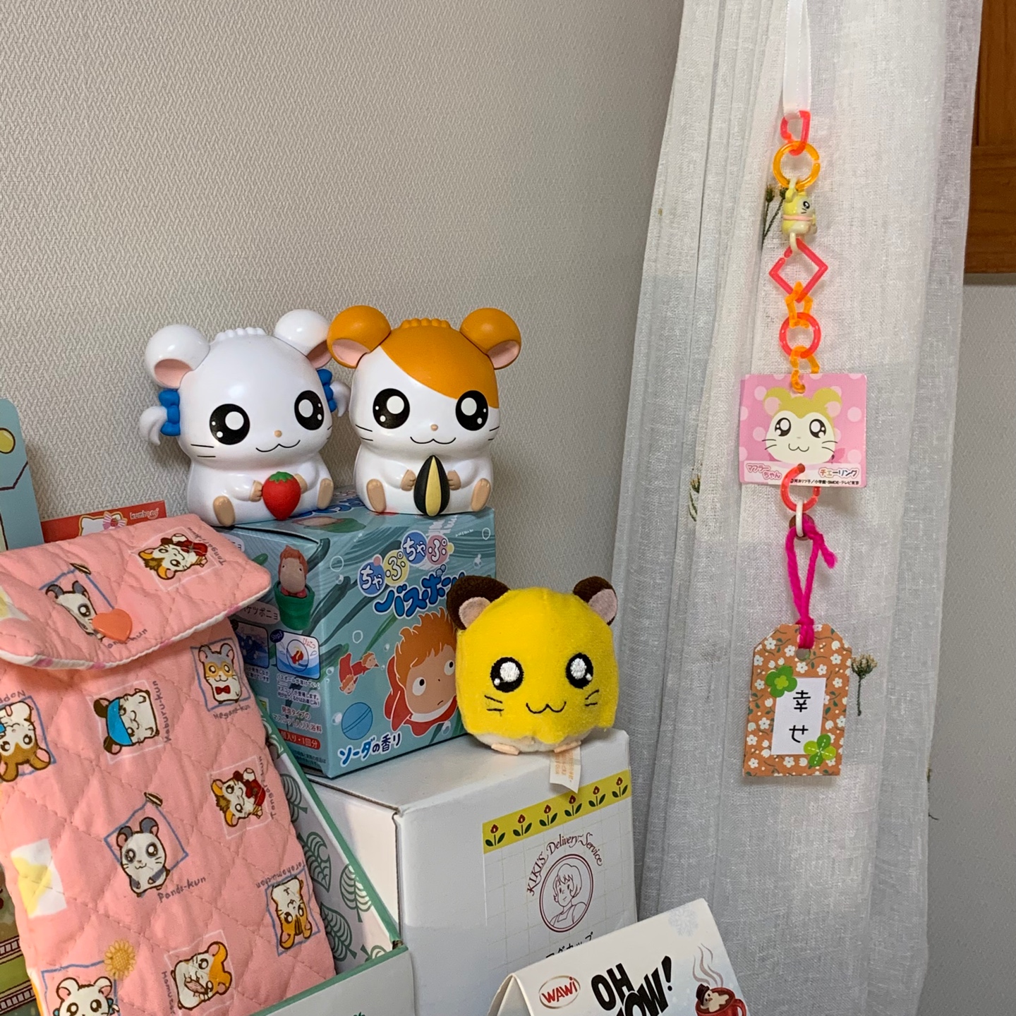 [빈티지] 햄토리 머플러 모빌🧶