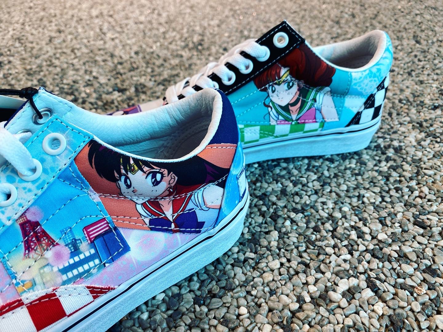 [세일러문] VANS X SAILOR MOON Old Skool 올드스쿨 패치워크