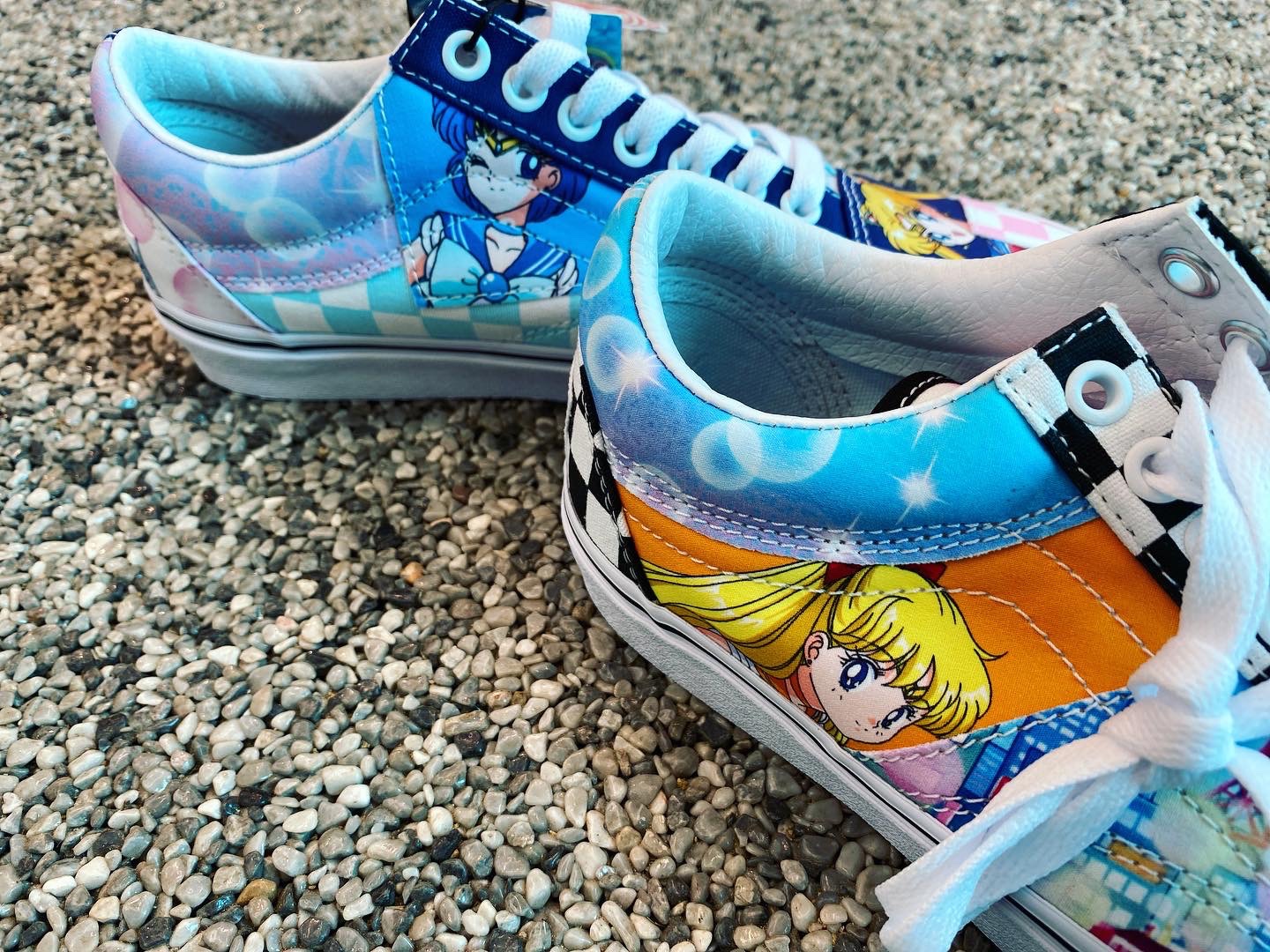 [세일러문] VANS X SAILOR MOON Old Skool 올드스쿨 패치워크