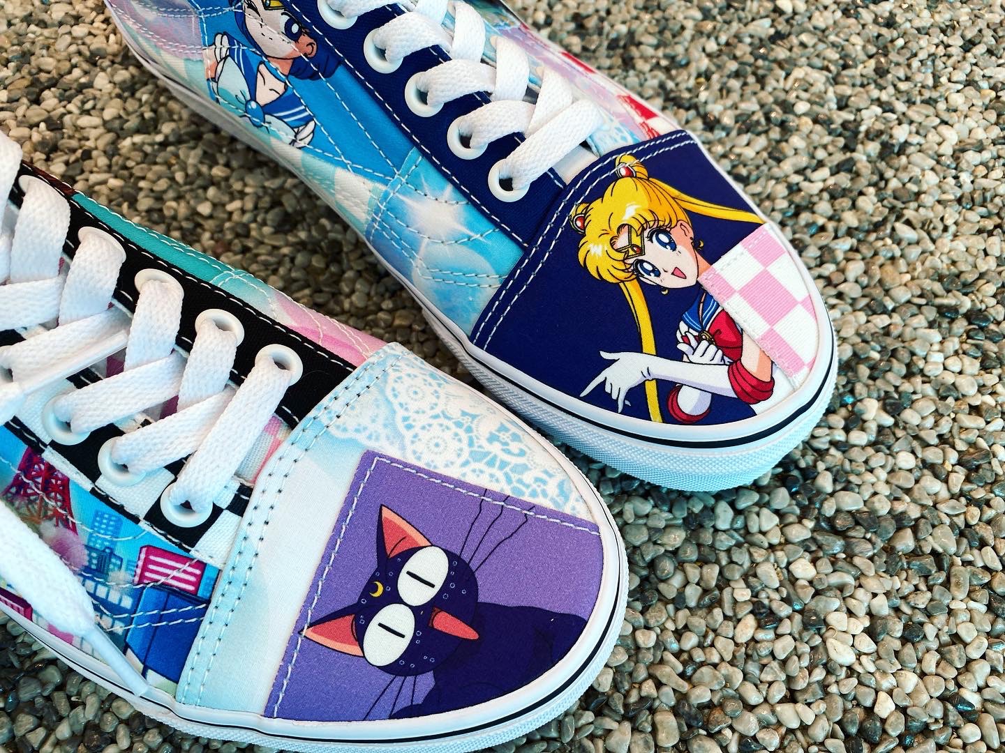 [세일러문] VANS X SAILOR MOON Old Skool 올드스쿨 패치워크