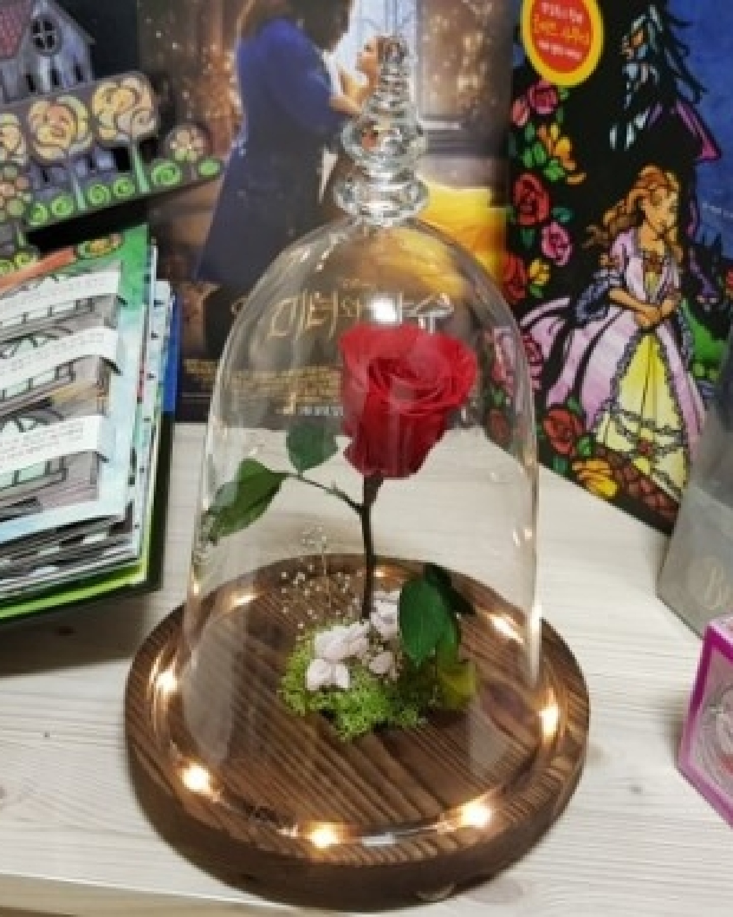 ♡유리관 장미 (미녀와야수)♡