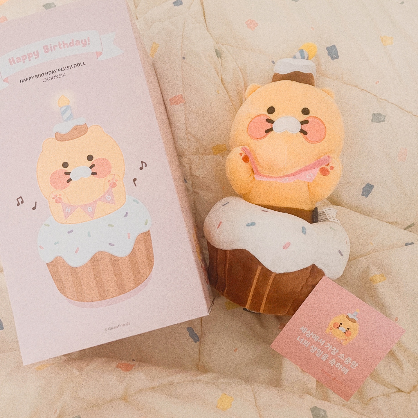 춘식이 생일축하 인형