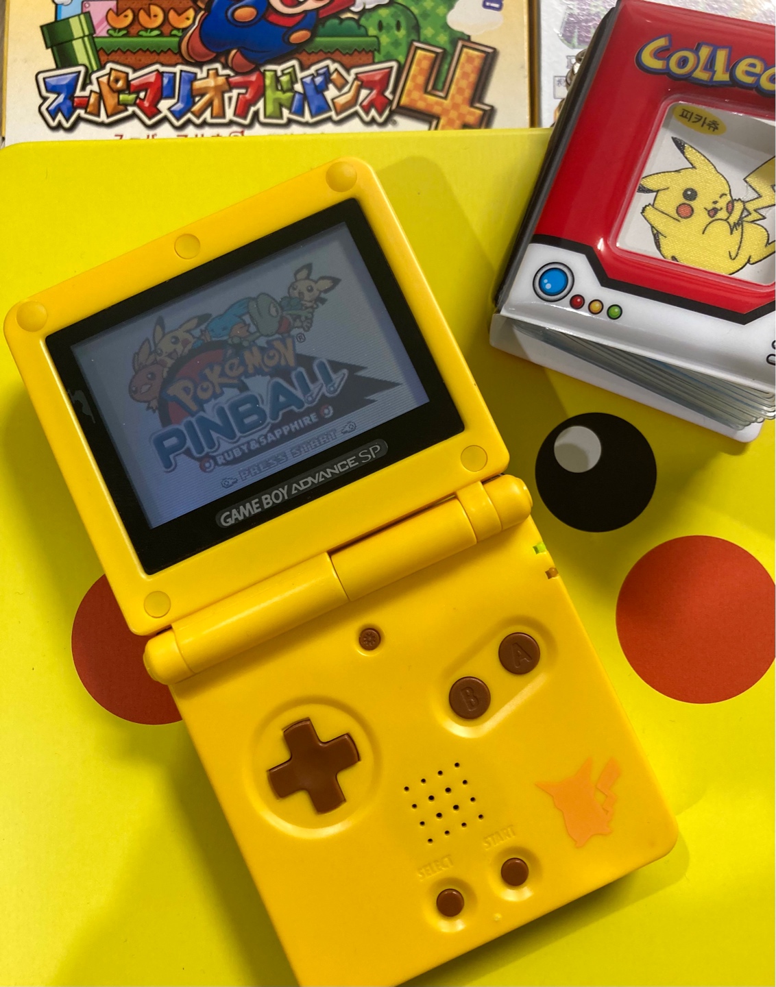 GAME BOY 어드벤스 SP 피카츄 버전
