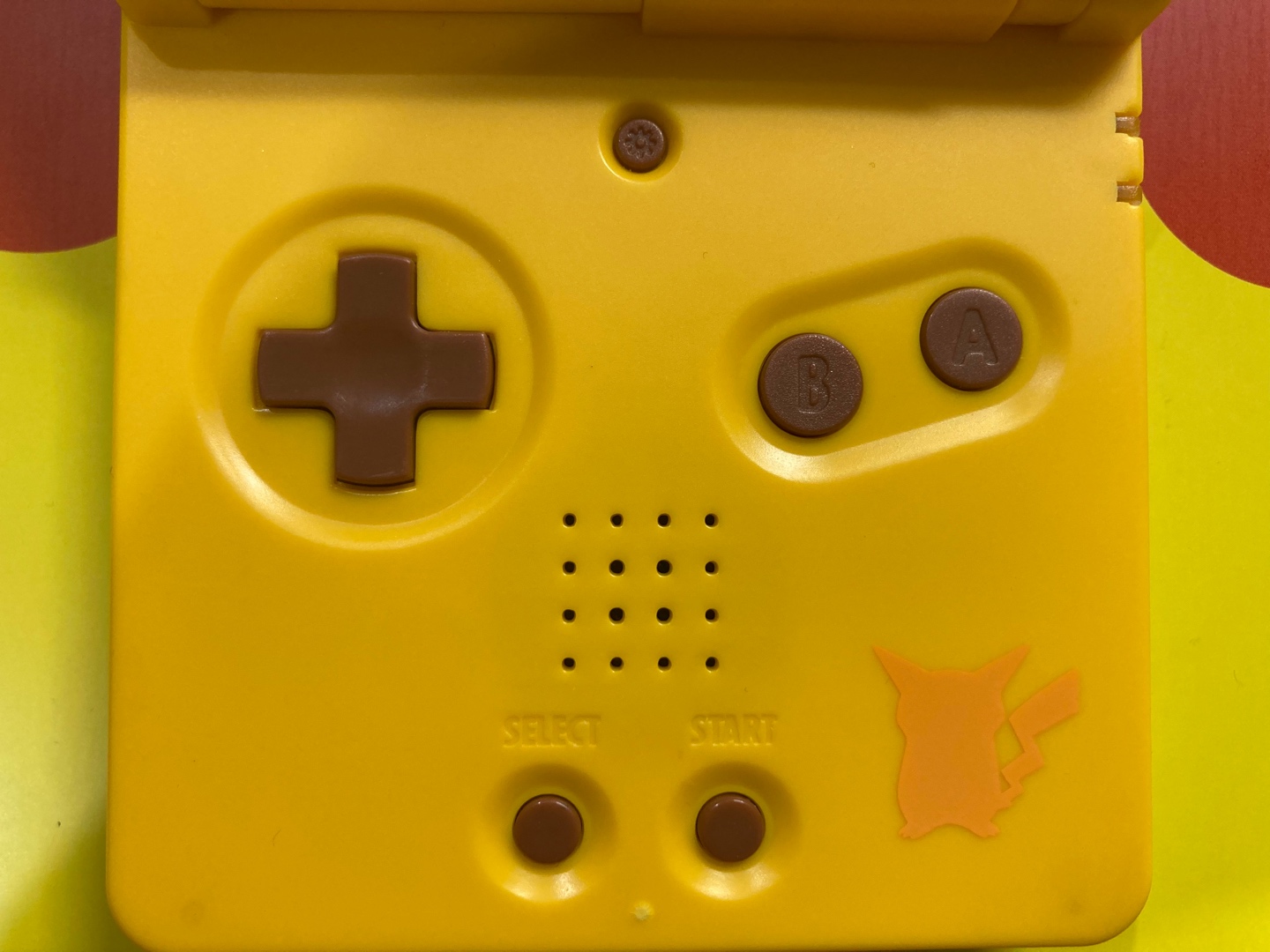 GAME BOY 어드벤스 SP 피카츄 버전