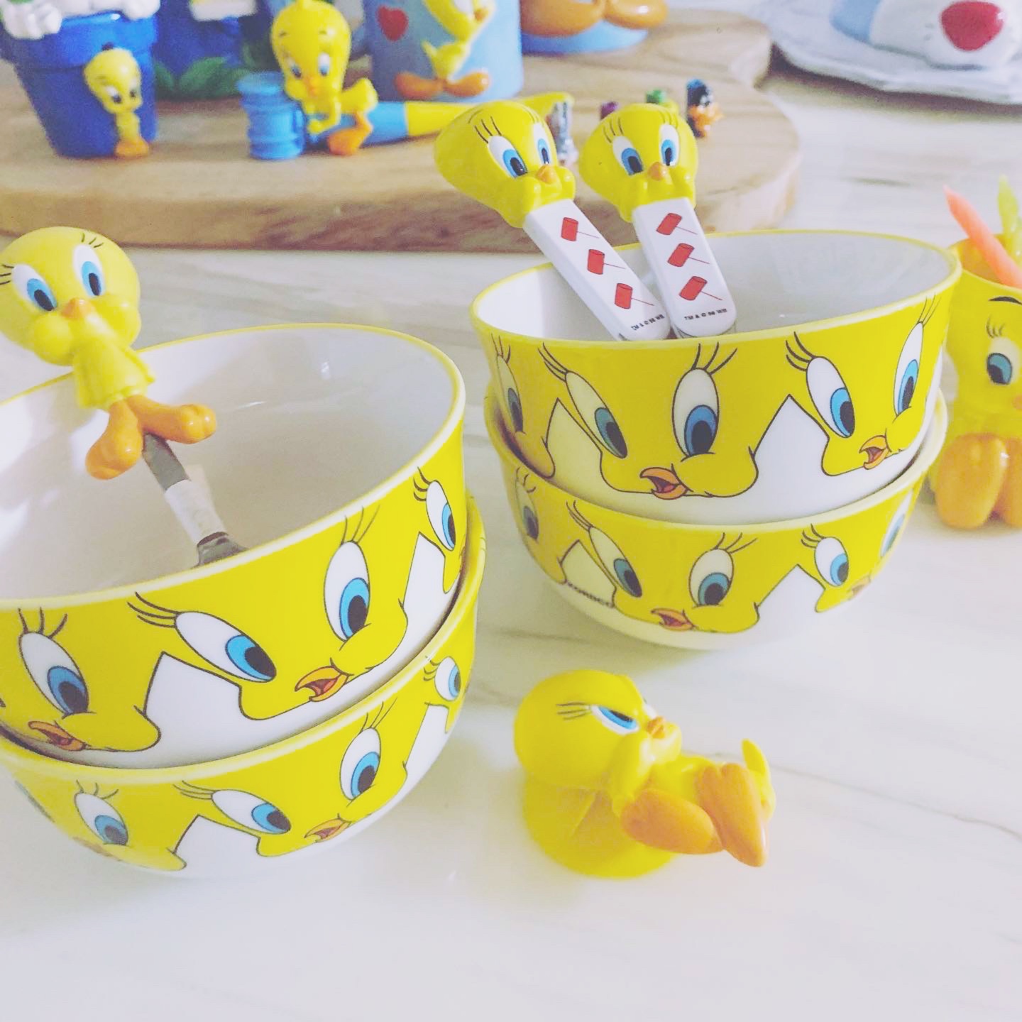 노랑노랑 트위티 쏘옥🐥