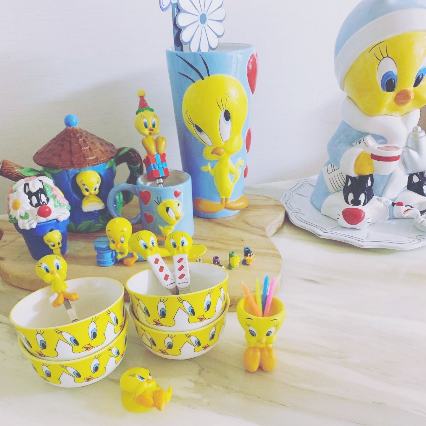 노랑노랑 트위티 쏘옥🐥