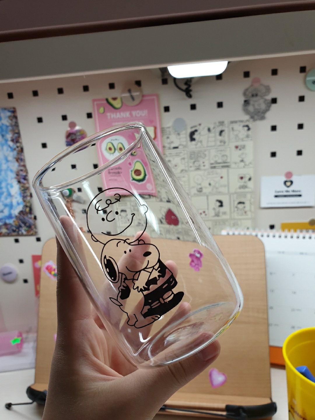스누피 글라스💕