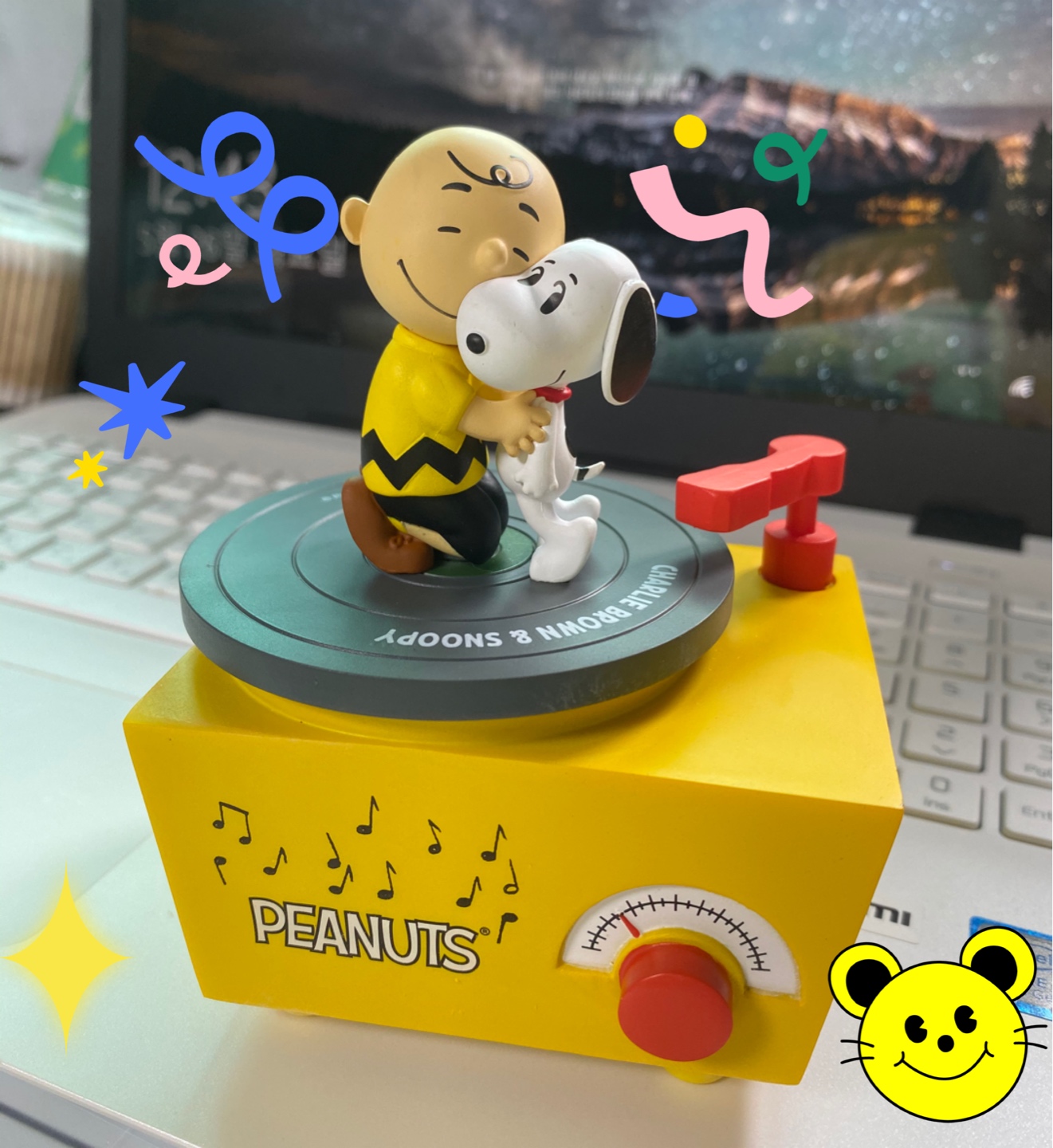 롯데리아 스누피 오르골💕