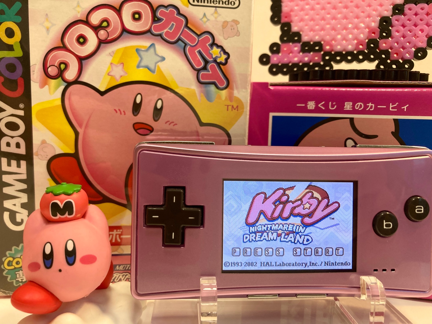 GAME BOY MICRO 핑크 & 커비 소장품