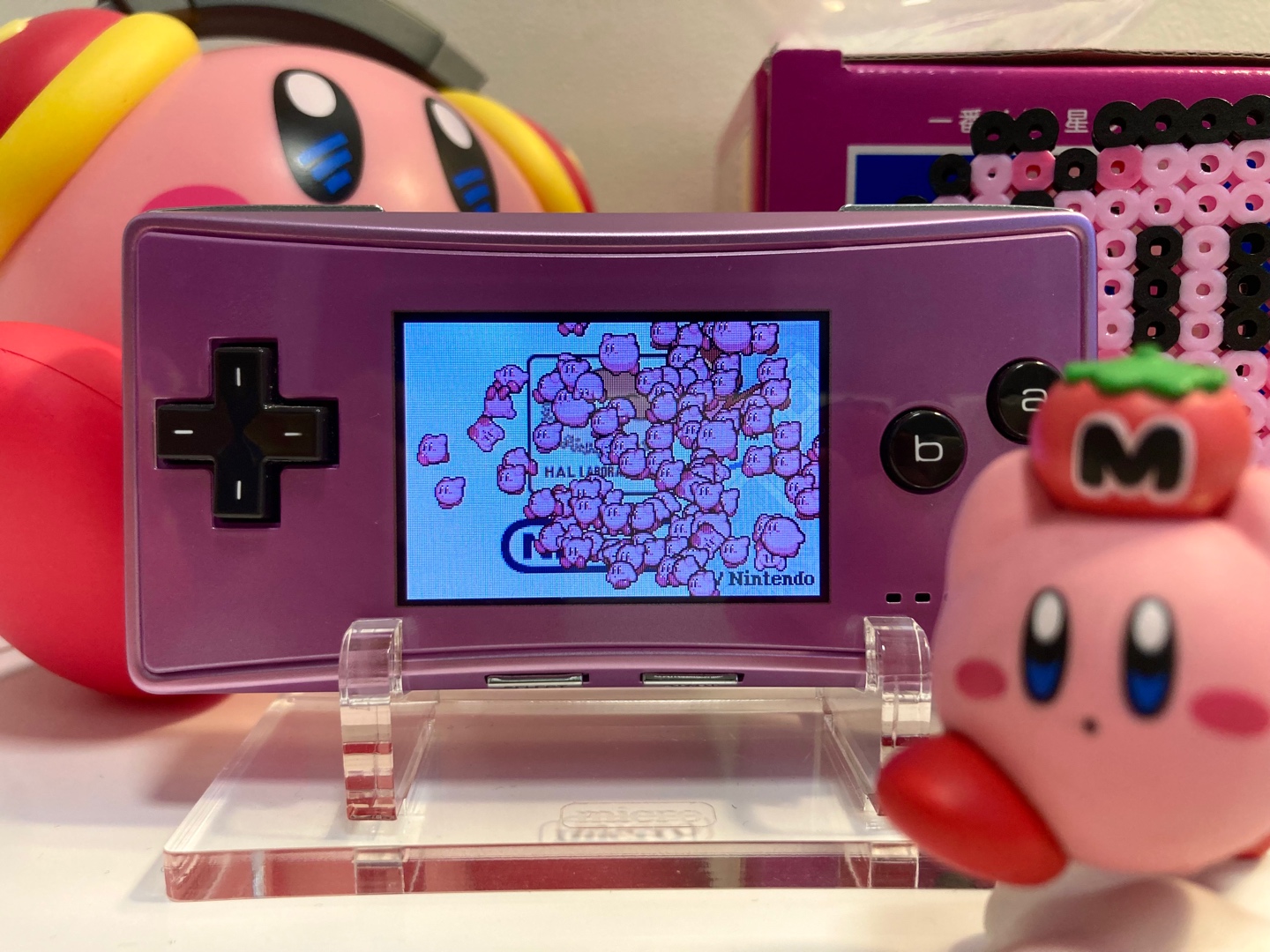 GAME BOY MICRO 핑크 & 커비 소장품