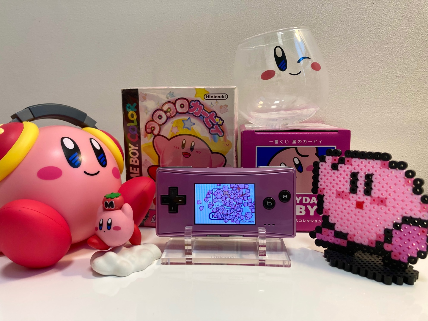 GAME BOY MICRO 핑크 & 커비 소장품
