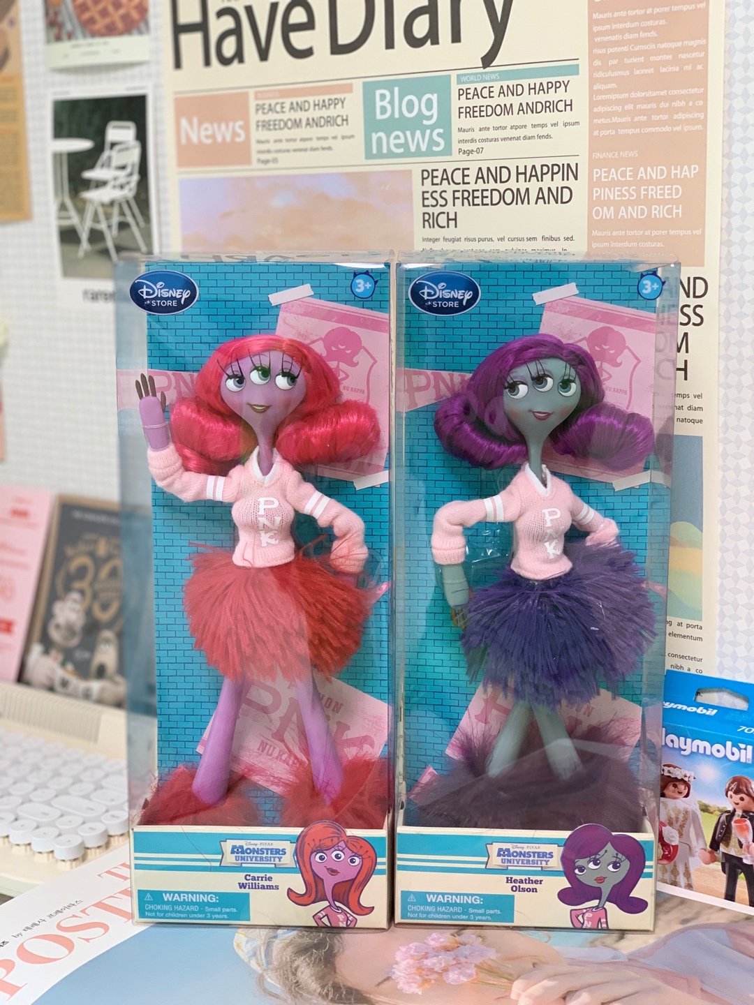 몬스터대학교 캐리&헤더💜💗💜💗💜