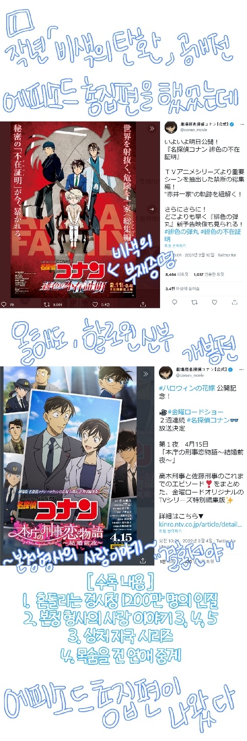 명탐정코난 본청형사의 사랑이야기
~결혼전야~ 시사회 후기!