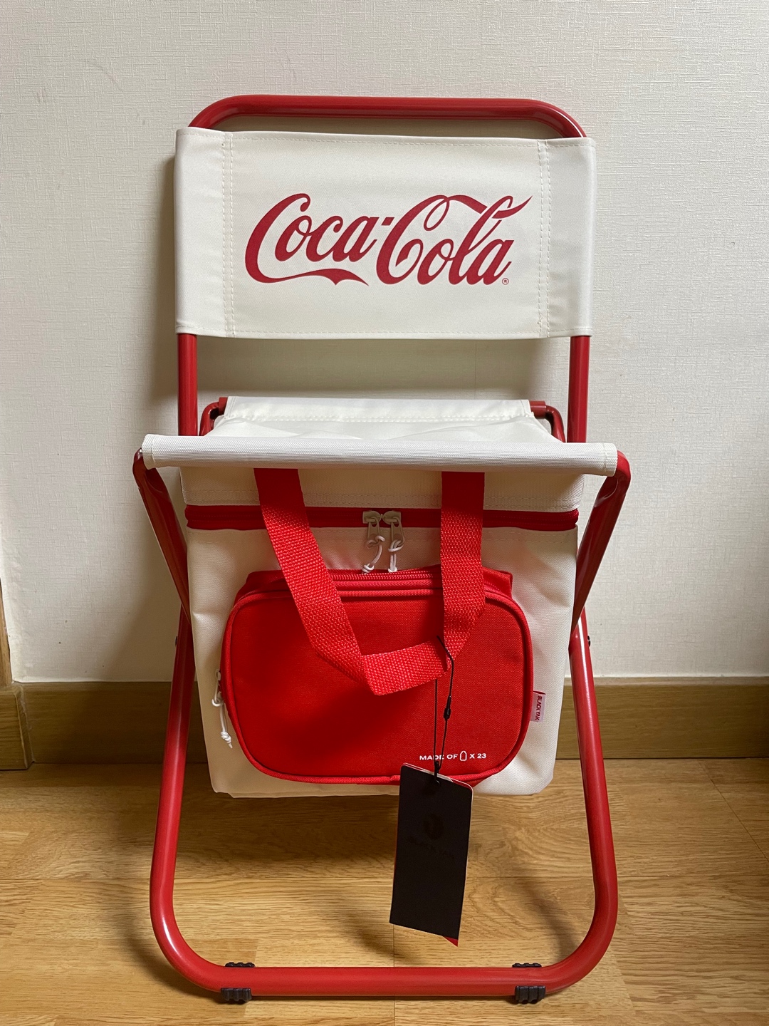 코카콜라 보냉백 캠핑의자