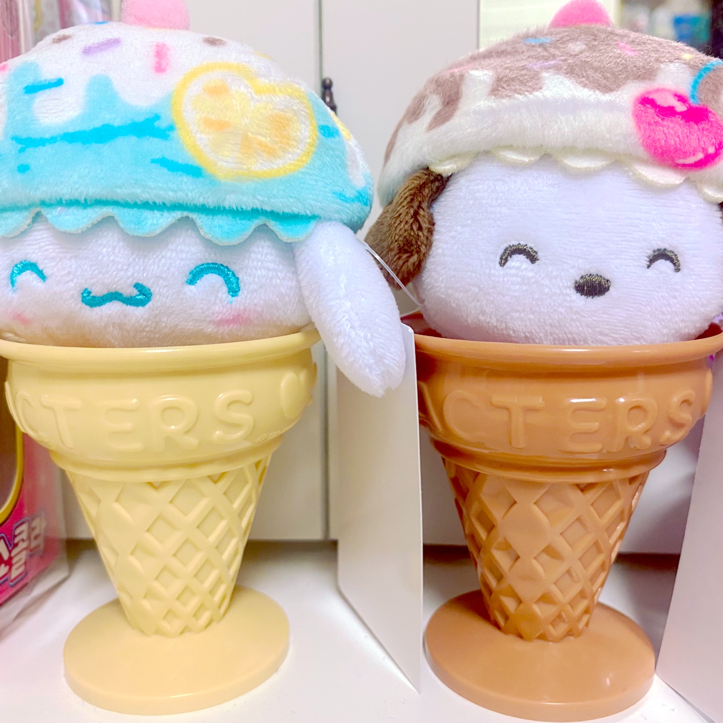산리오 아이스크림 마스코트