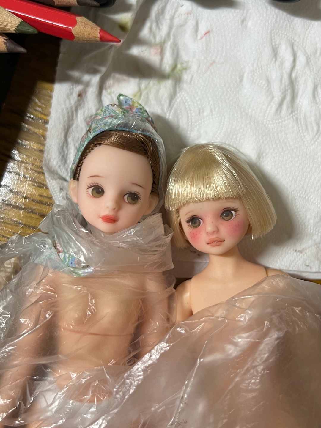 초록색