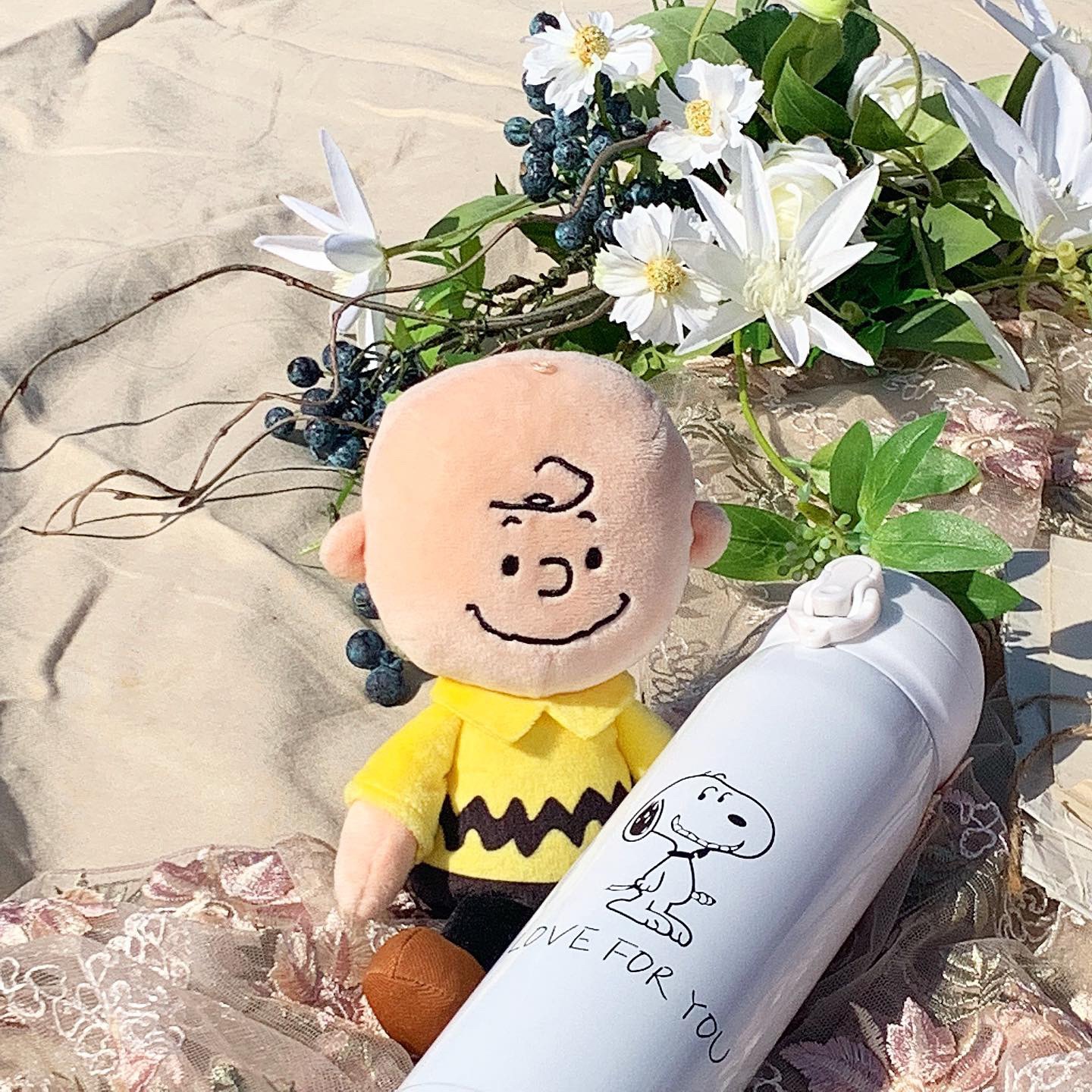 스누피 보온병
