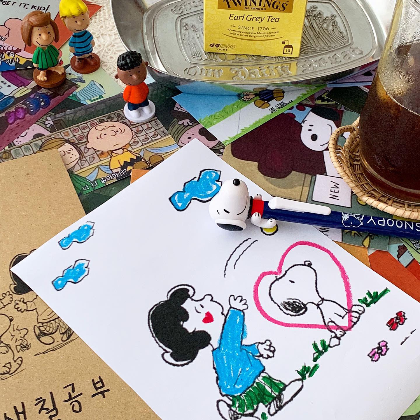 스누피색칙공부
