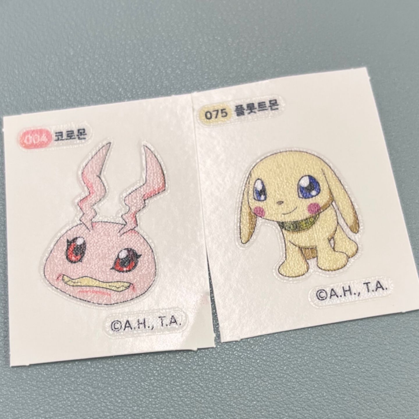 디지몬 띠부띠부씰