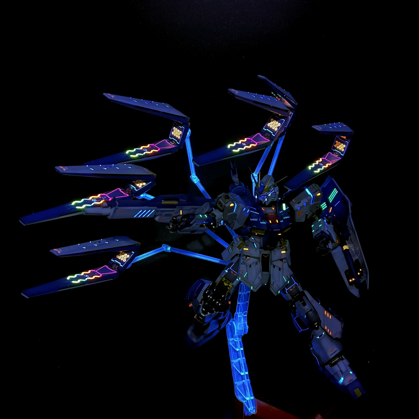 MG 뉴 건담 HWS _ 야간 촬영