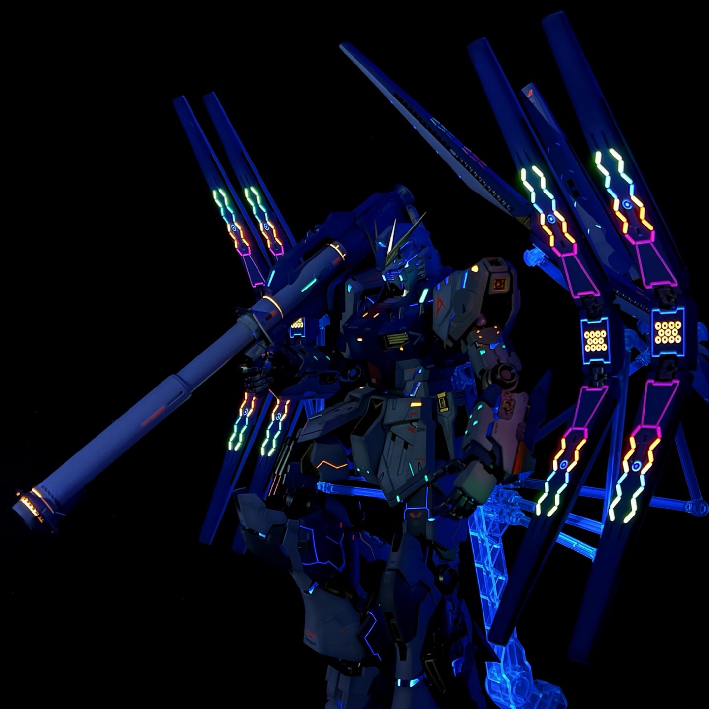 MG 뉴 건담 HWS _ 야간 촬영