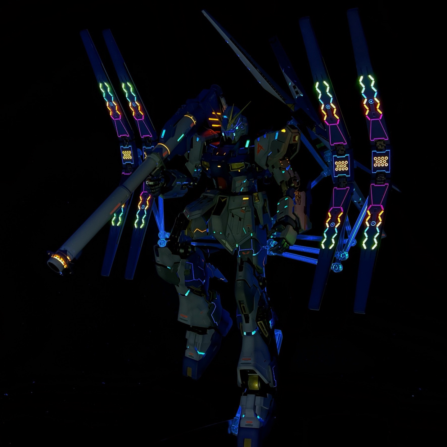 MG 뉴 건담 HWS _ 야간 촬영