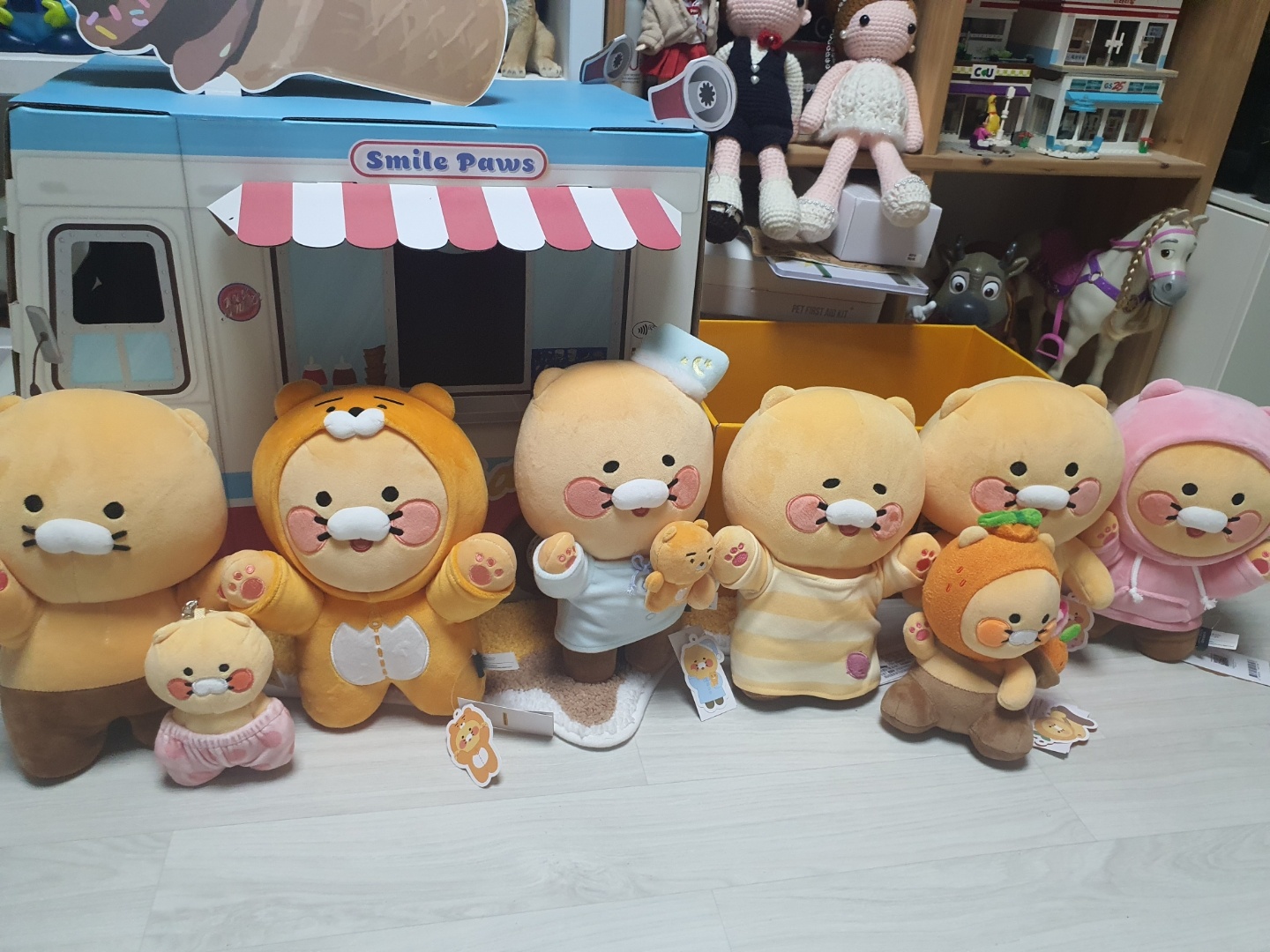 춘식이 떼샷