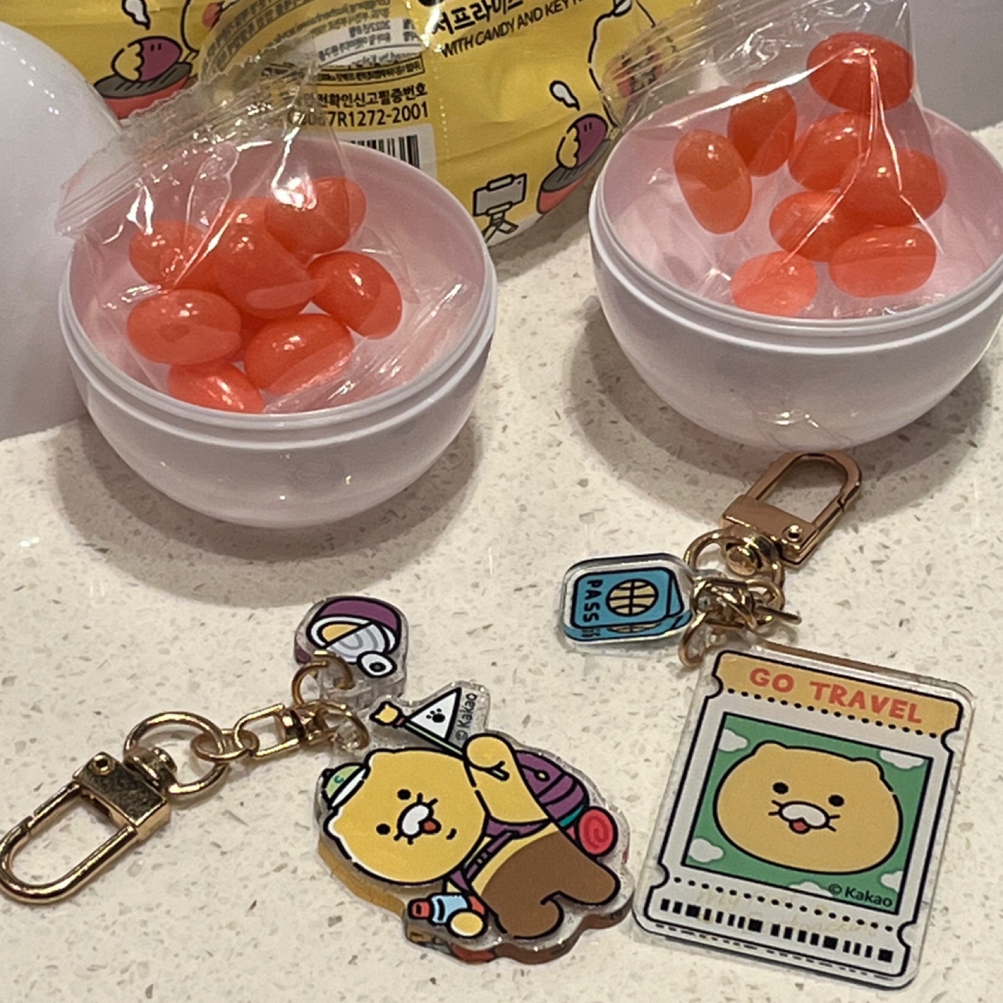 💛춘식이 키링🧡