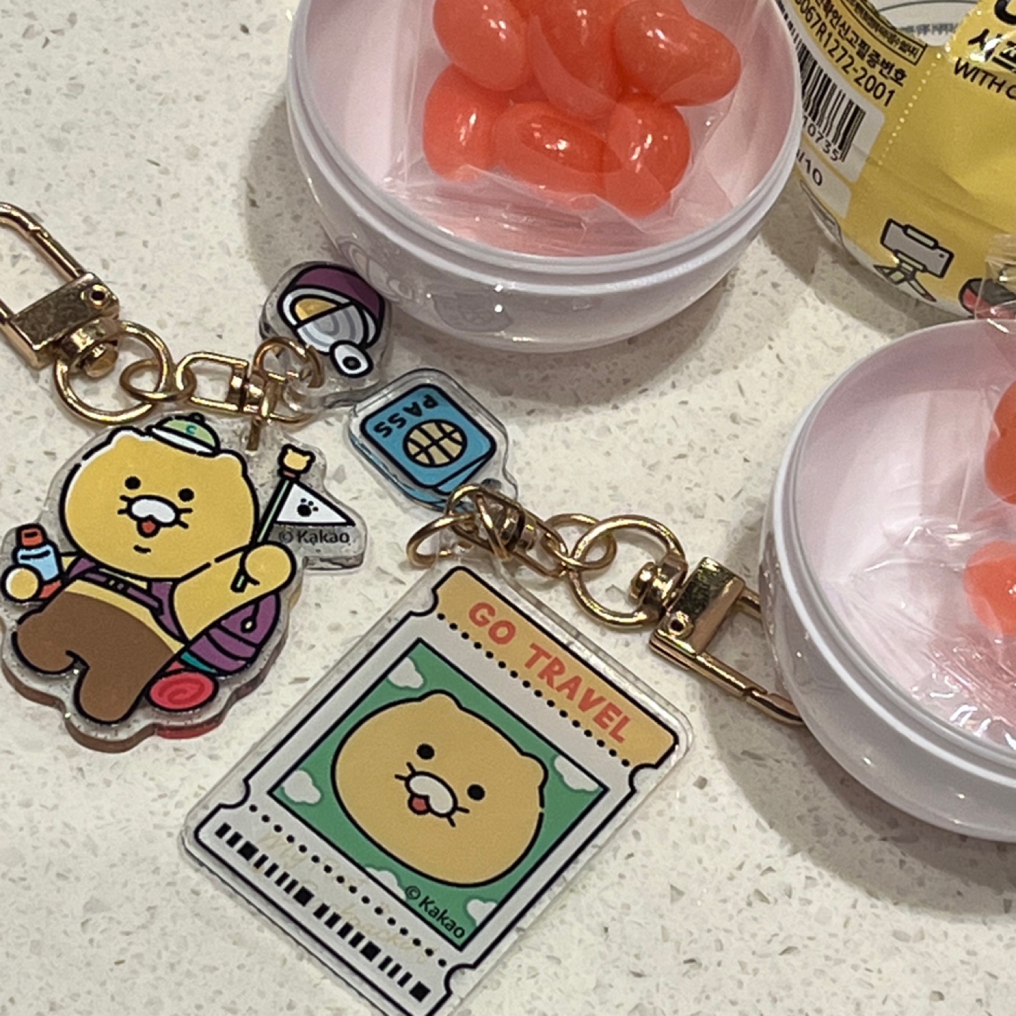 💛춘식이 키링🧡