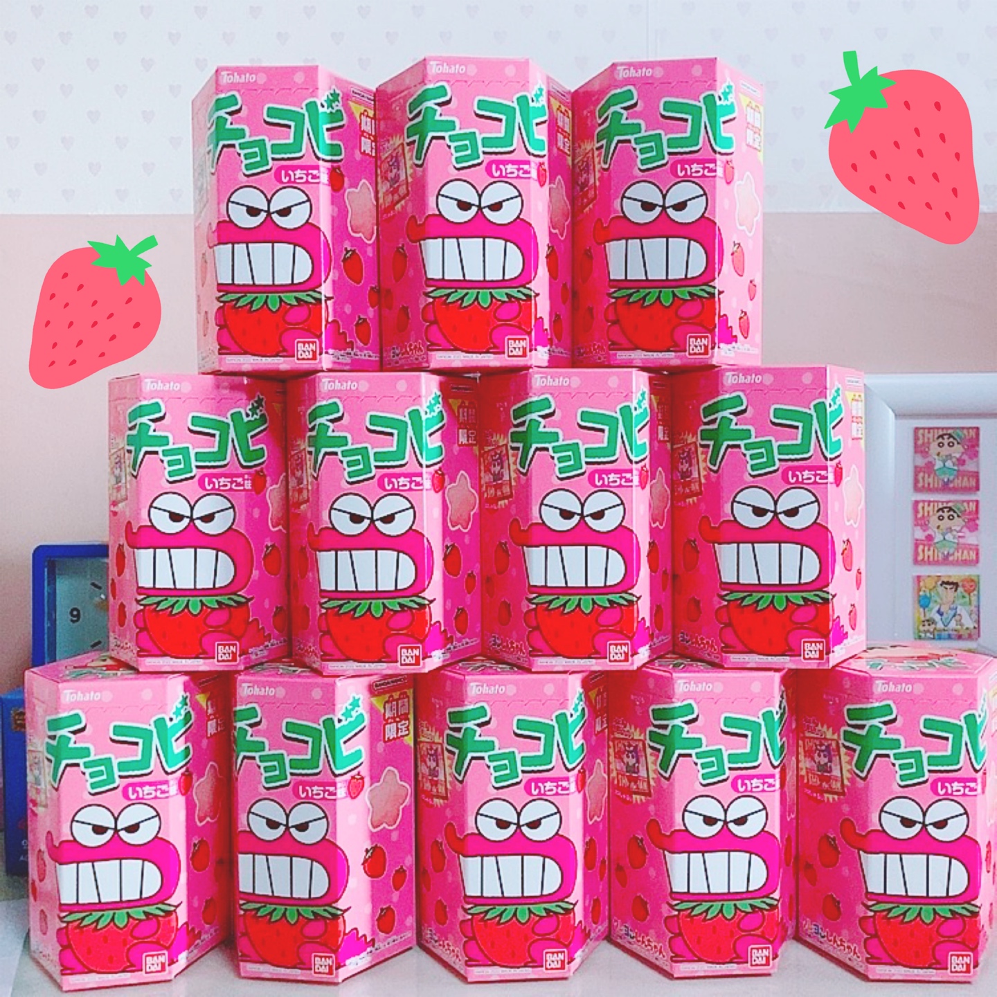 딸기맛 초코비🍓