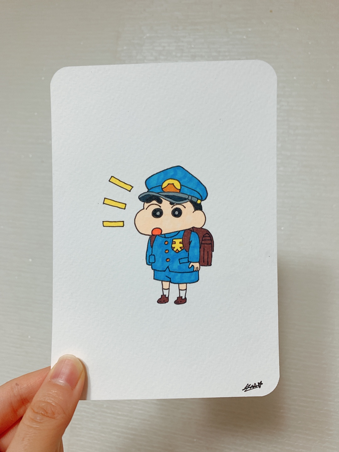 직접 그린 짱구
