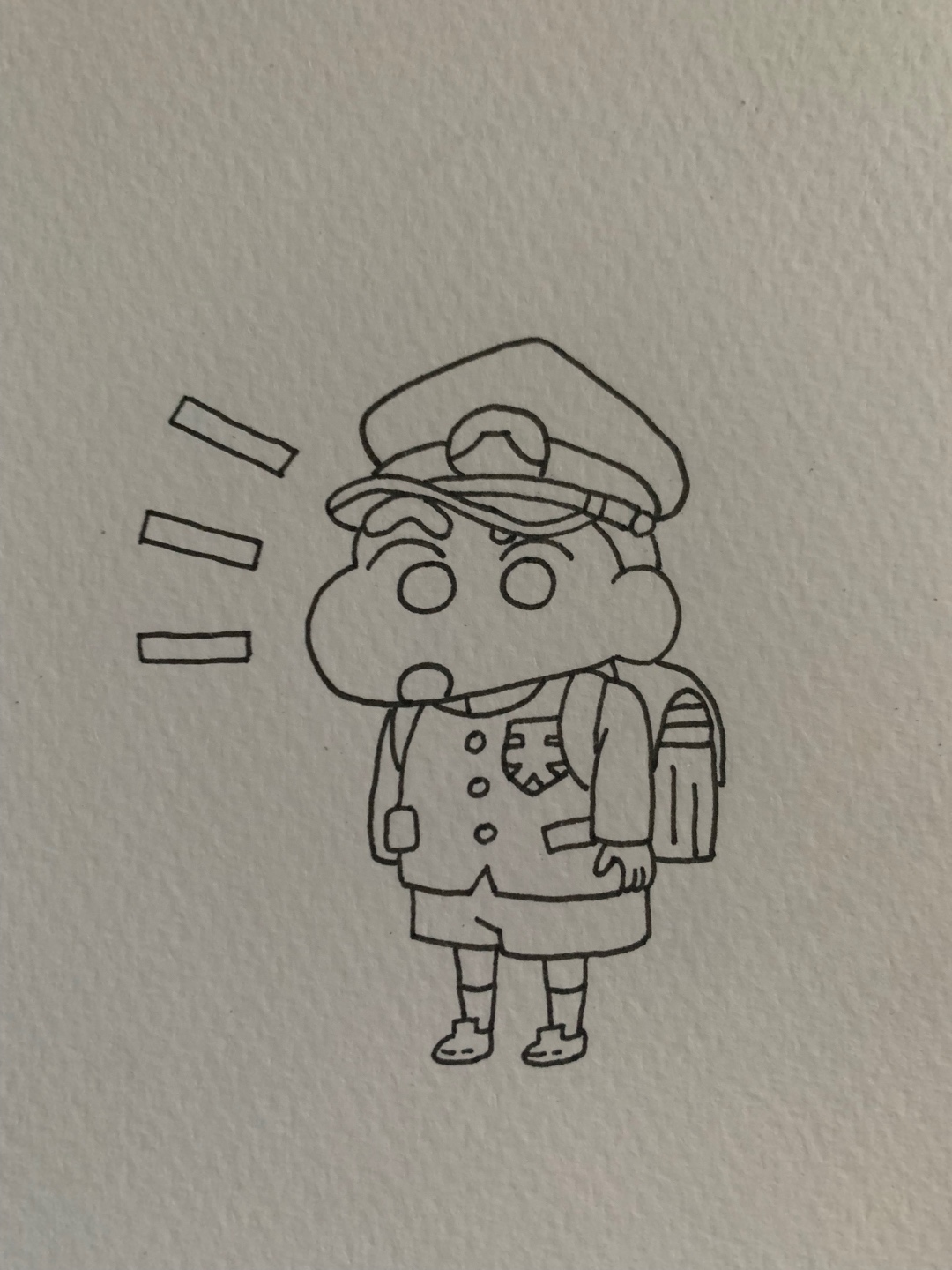 직접 그린 짱구