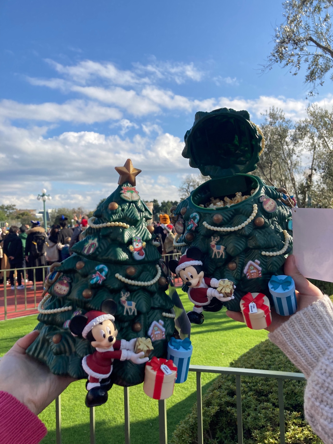 디즈니랜드 크리스마스팝콘통🎄